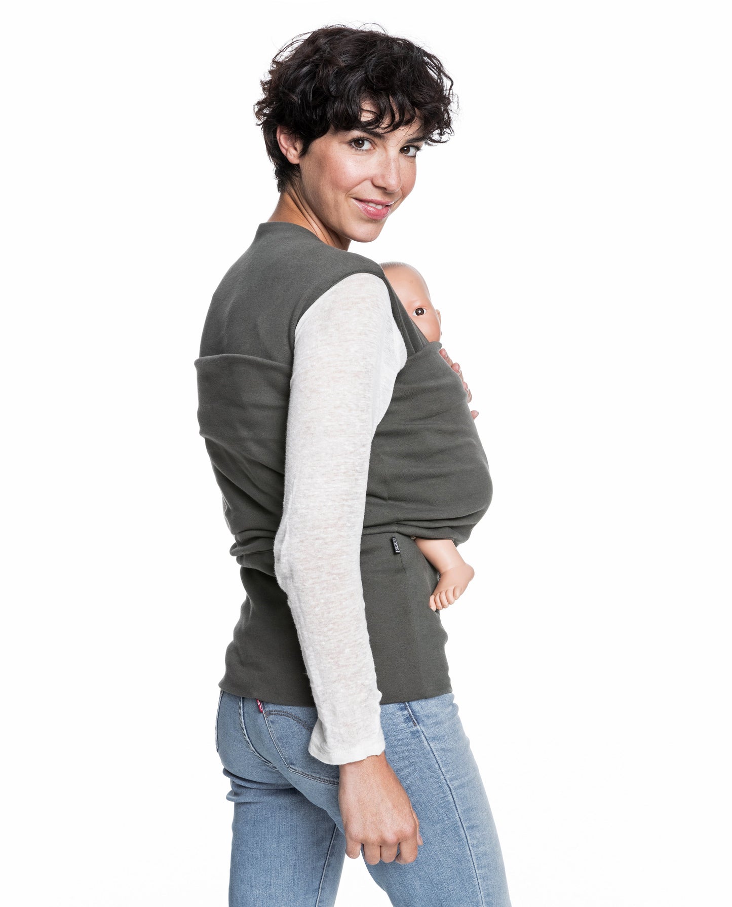 Carry & Pack baby carrier olive green Carriers Mama Hangs 