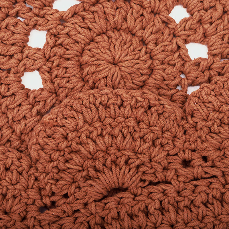 Alma Amber Child Crochet Carpet