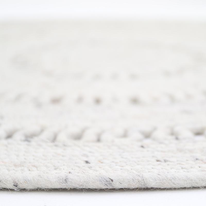 Natural bibek woollen carpet