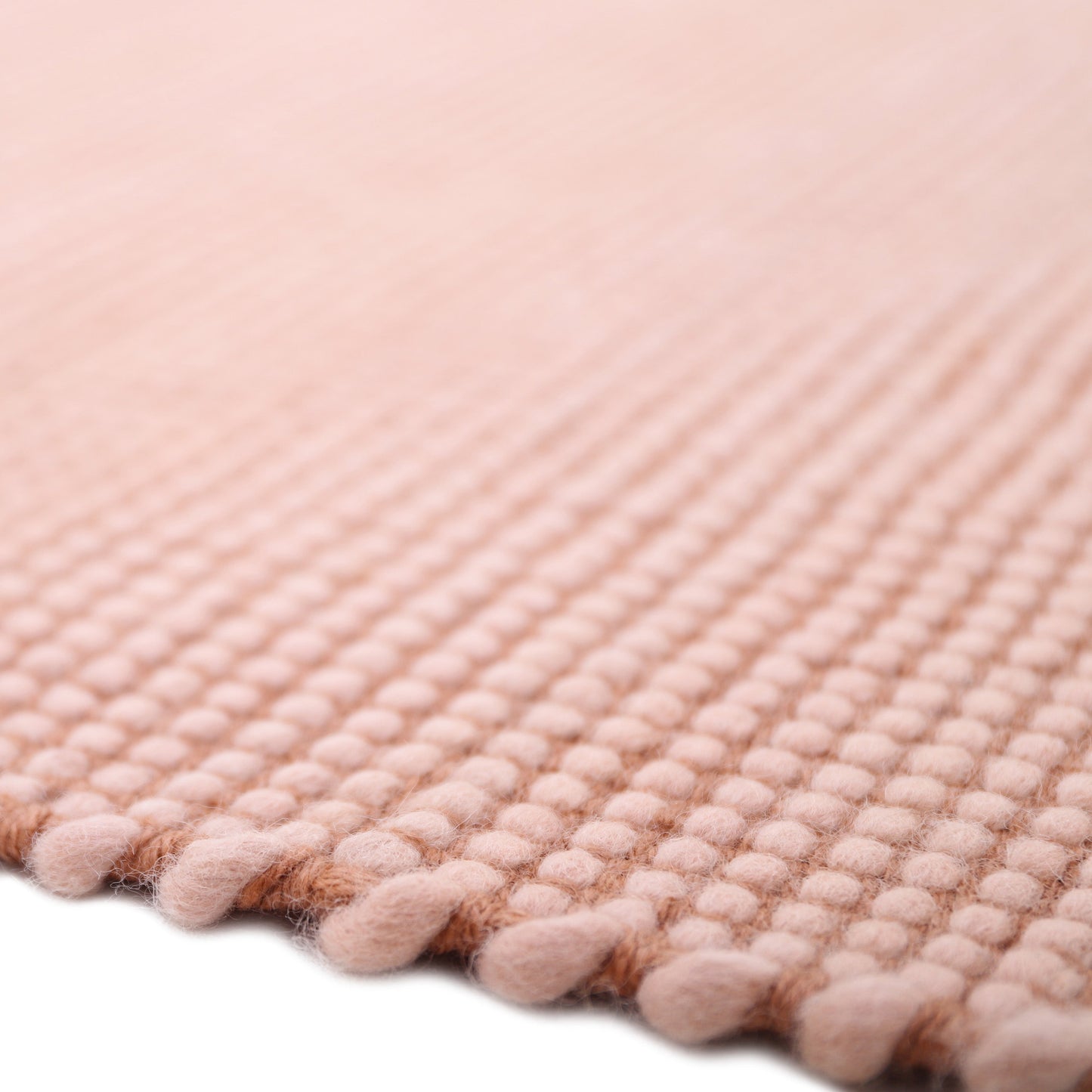 Bergen Nude L Contemporary Wool Carpet