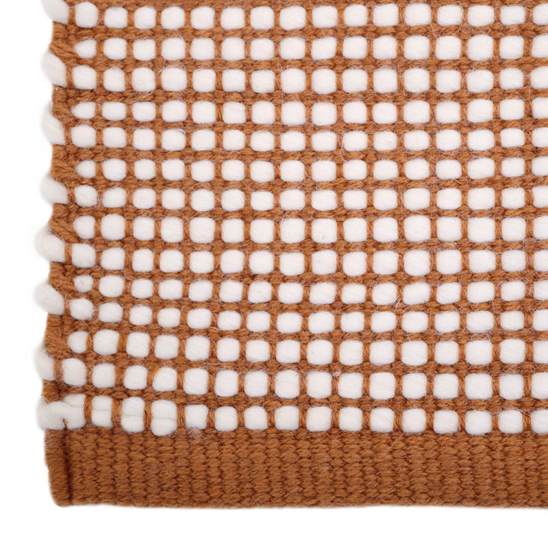 Bergen Caramel S Contemporary Wool Carpet