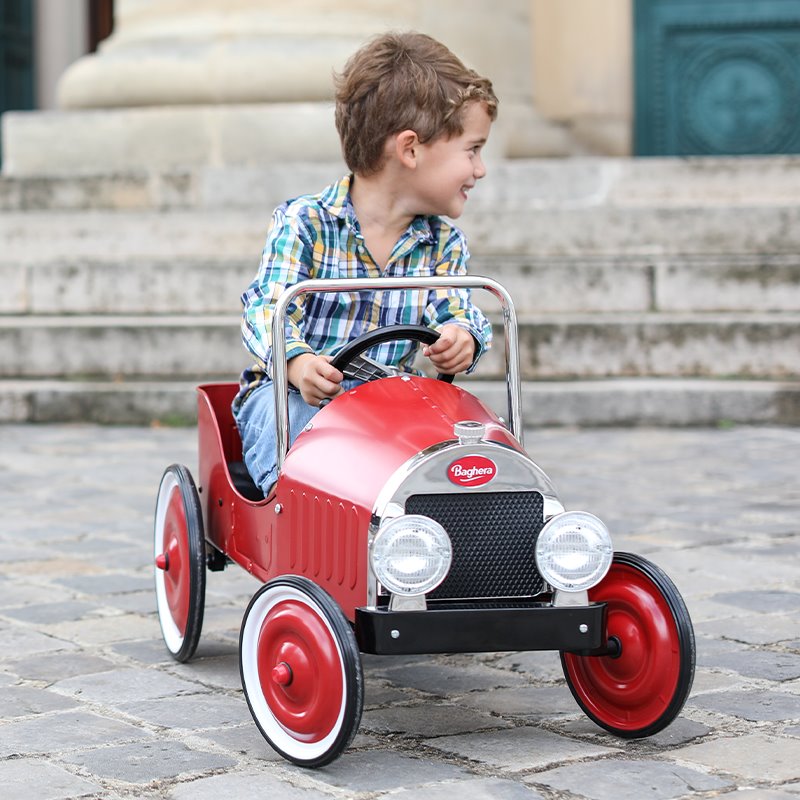 Baghera Classic Pedal Red Car – Lolie