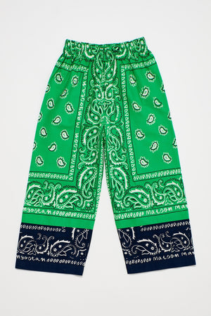 Bandana Trousers Green Trousers Maison Mangostan 