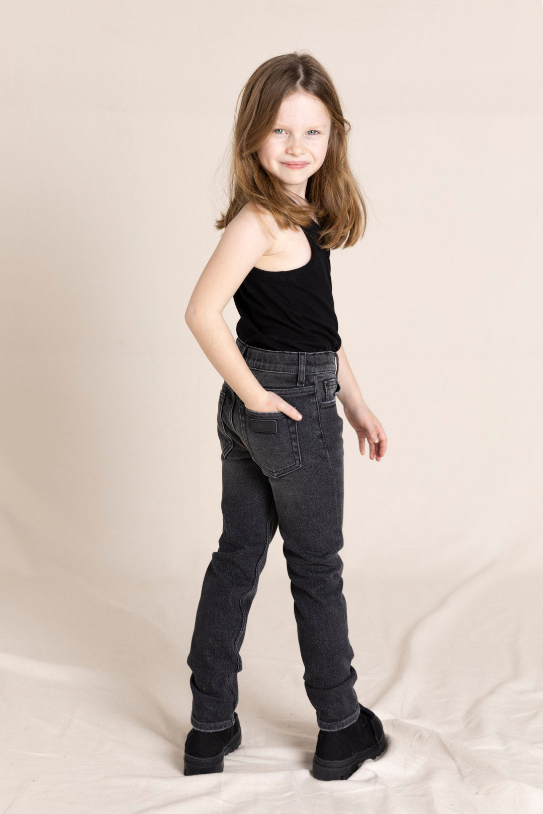 ICON Grey Denim - 5-Pocket Slim Fit Jeans | Women
