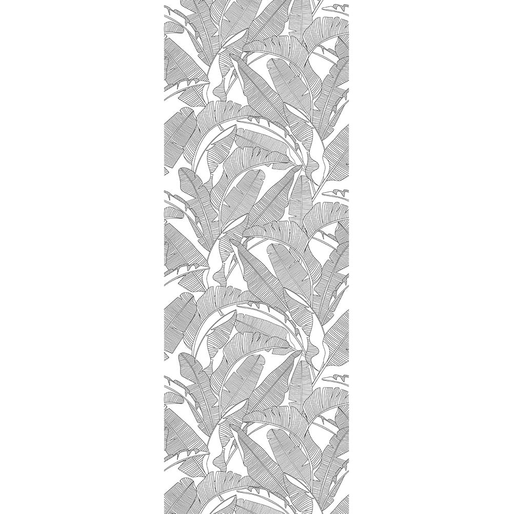 CLASSIC big palm leaves b&w Wallpaper