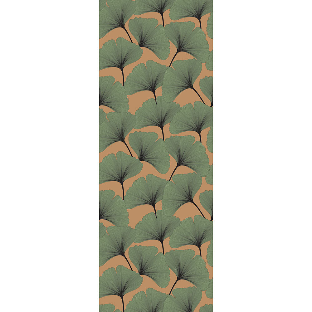CLASSIC big gingko pattern colors Wallpaper