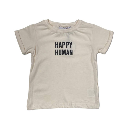 T-Shirt Happy Human: Sea Salt