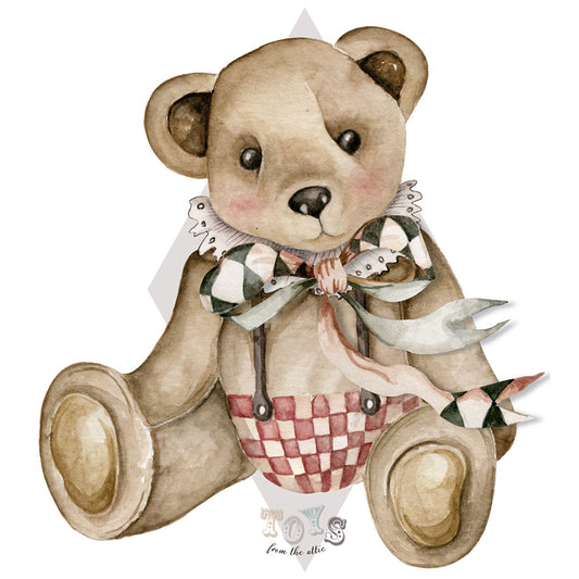 Big Theodore bear / Toys from the attic - S Wall Sticker