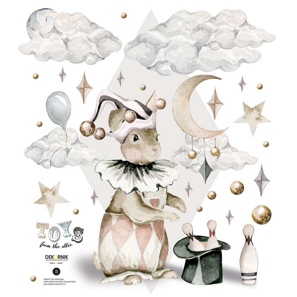 Rabbit the magician / Toys from the attic - L Wall Sticker
