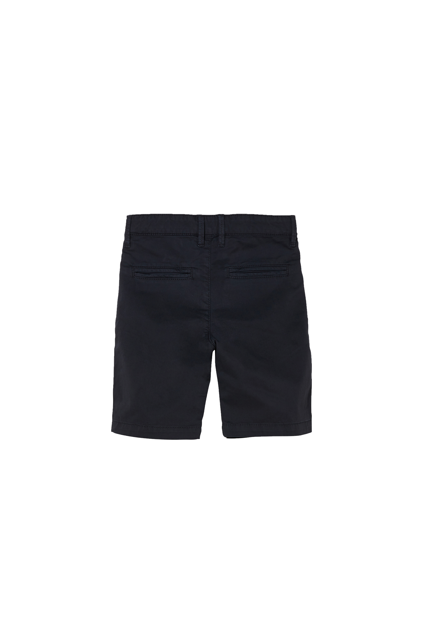 ALLEN Ash Black - Chino Fit Bermuda Shorts