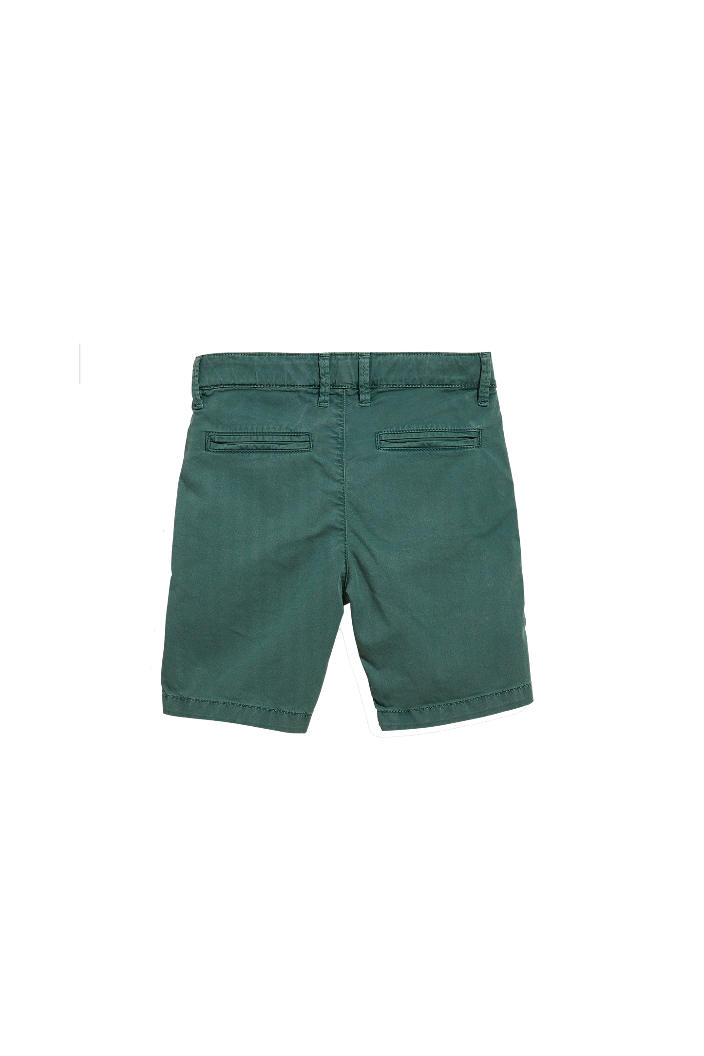 ALLEN Green Khaki - Chino Fit Bermuda Shorts