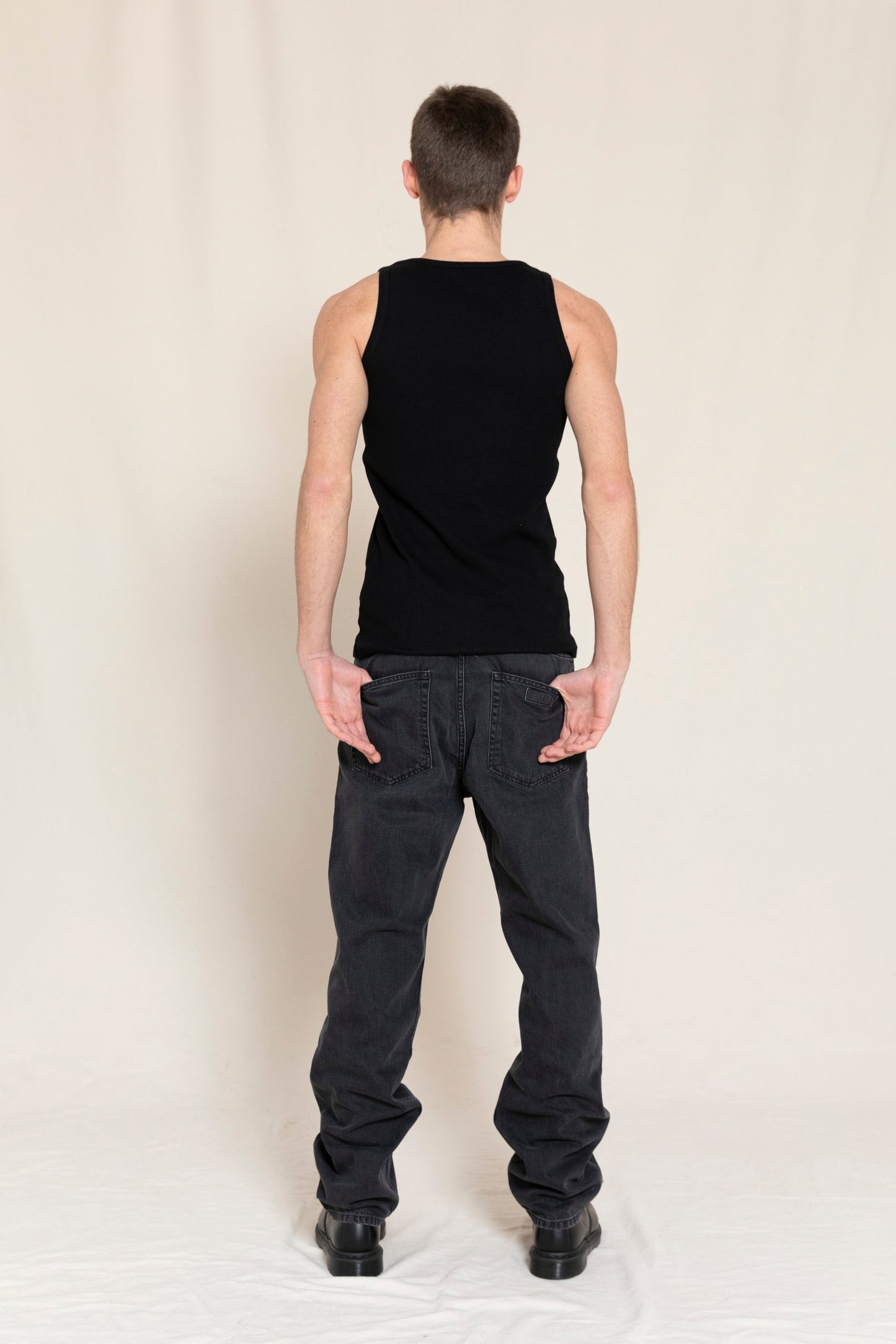AUSTIN Black Denim - 5-Pocket Loose Fit Jeans | Women
