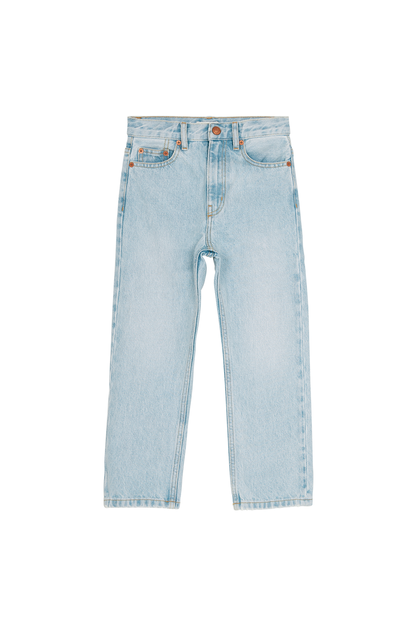 AUSTIN Super Bleached Blue - 5-Pocket Loose Fit Jeans