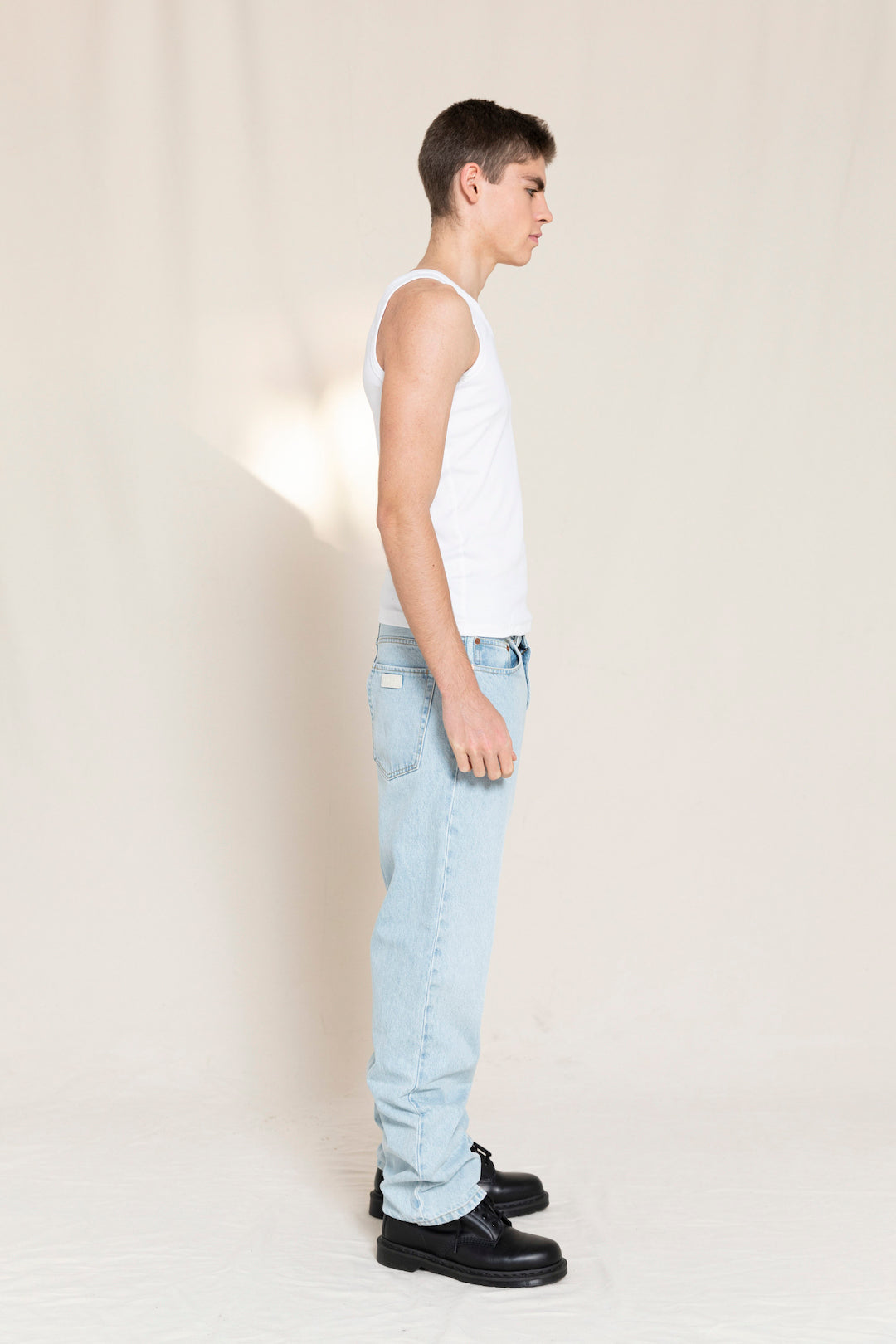 AUSTIN Super Bleached Blue - 5-Pocket Loose Fit Jeans | Women