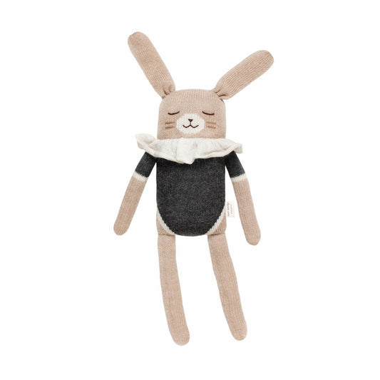Bunny Knit Toy Black Bodysuit Textiles Nofred 