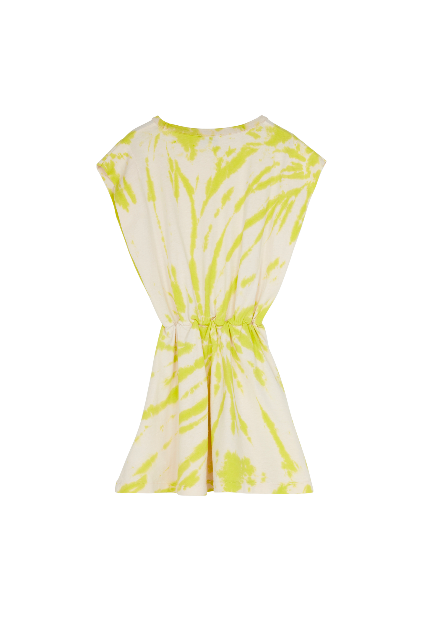 BILLIE Fluo Lime Tie & Dye - Sleeveless Dress