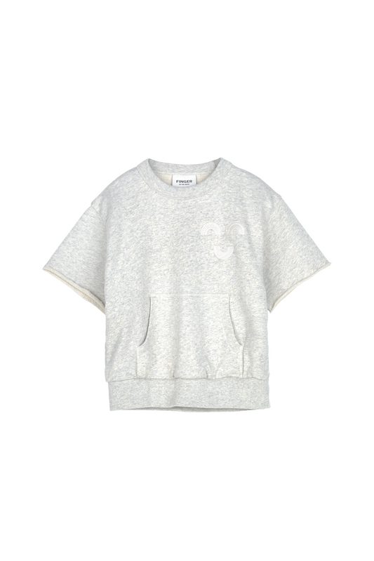 BOLT Heather Ecru Macaroni - Short Sleeve Sweater