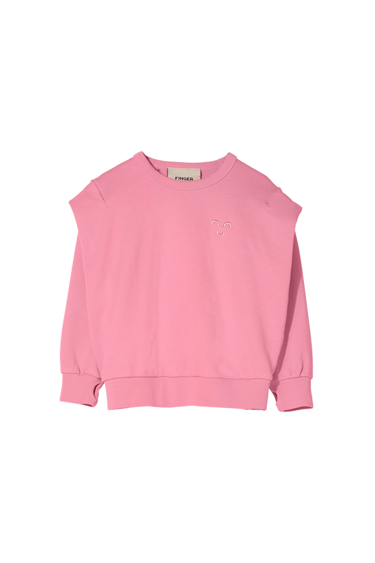 CARLY Pink - Rounded Effect Sweater