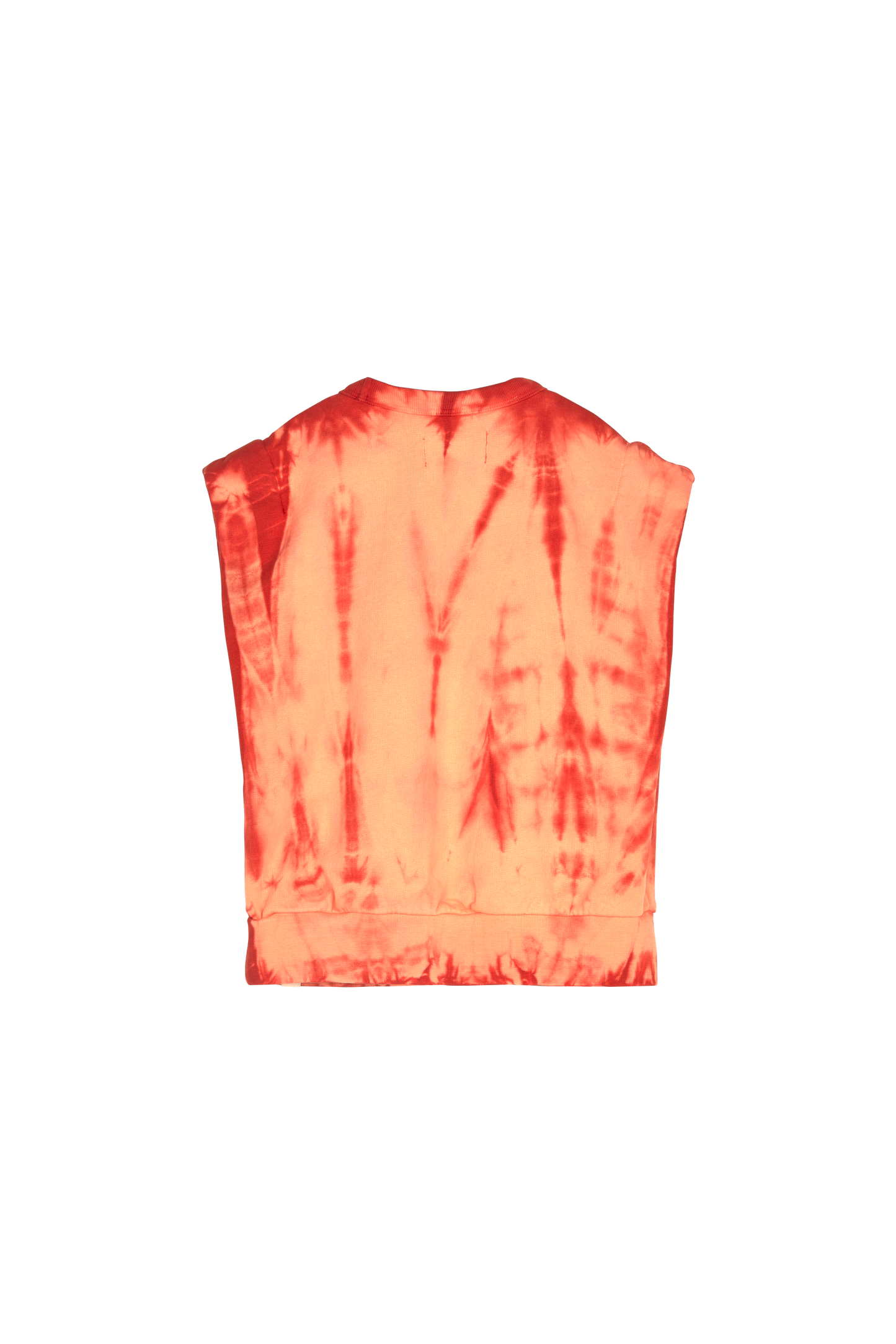 CAROL Coral Tie & Dye - Rounded Effect Sweater
