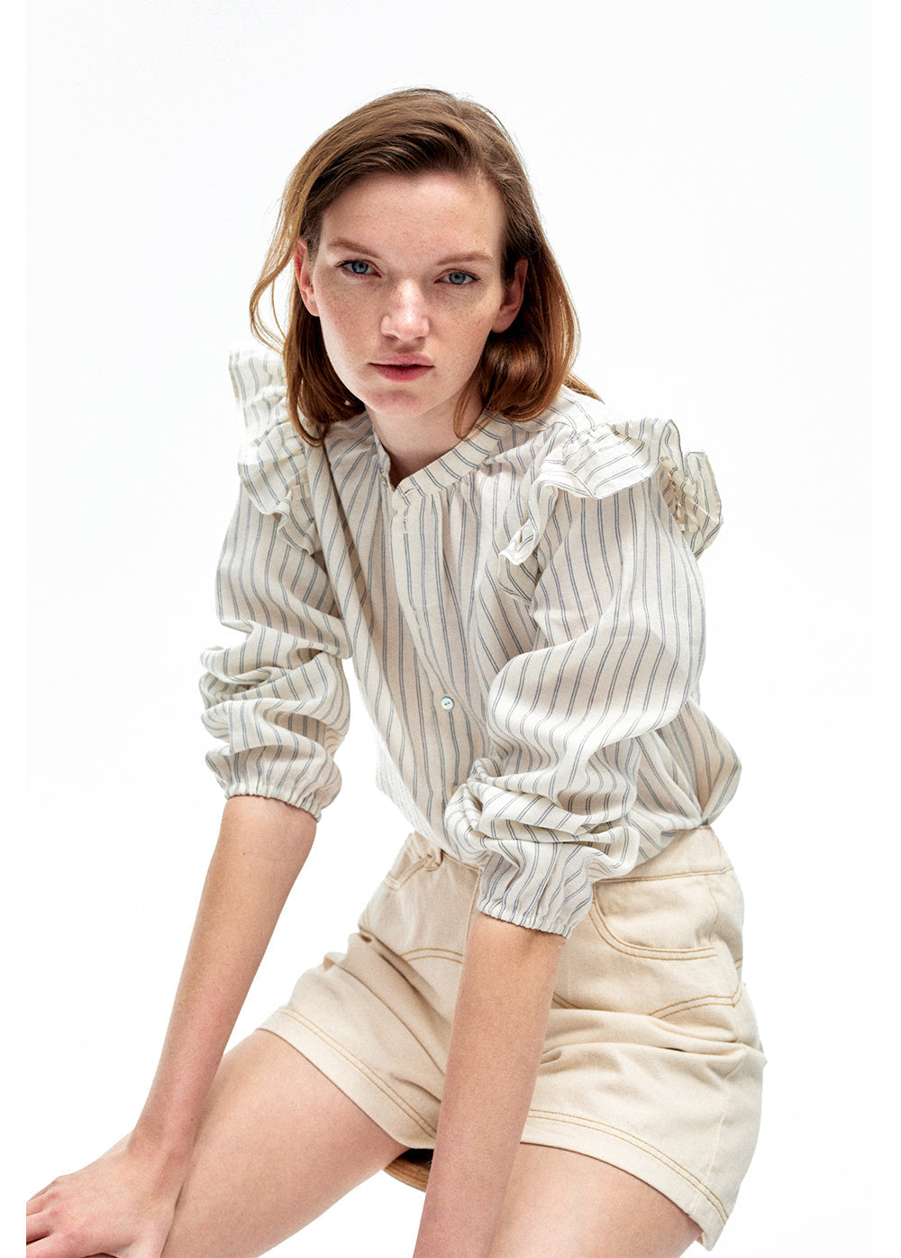 Classic Stripe Woman Blouse Womenswear The New Society 