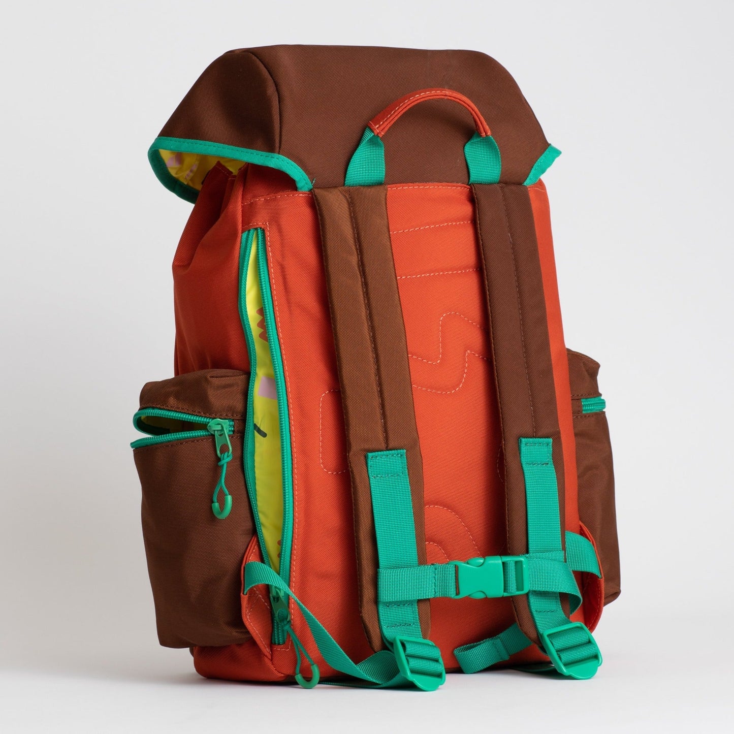 Eddi Backpack Choclate Textiles Nofred 
