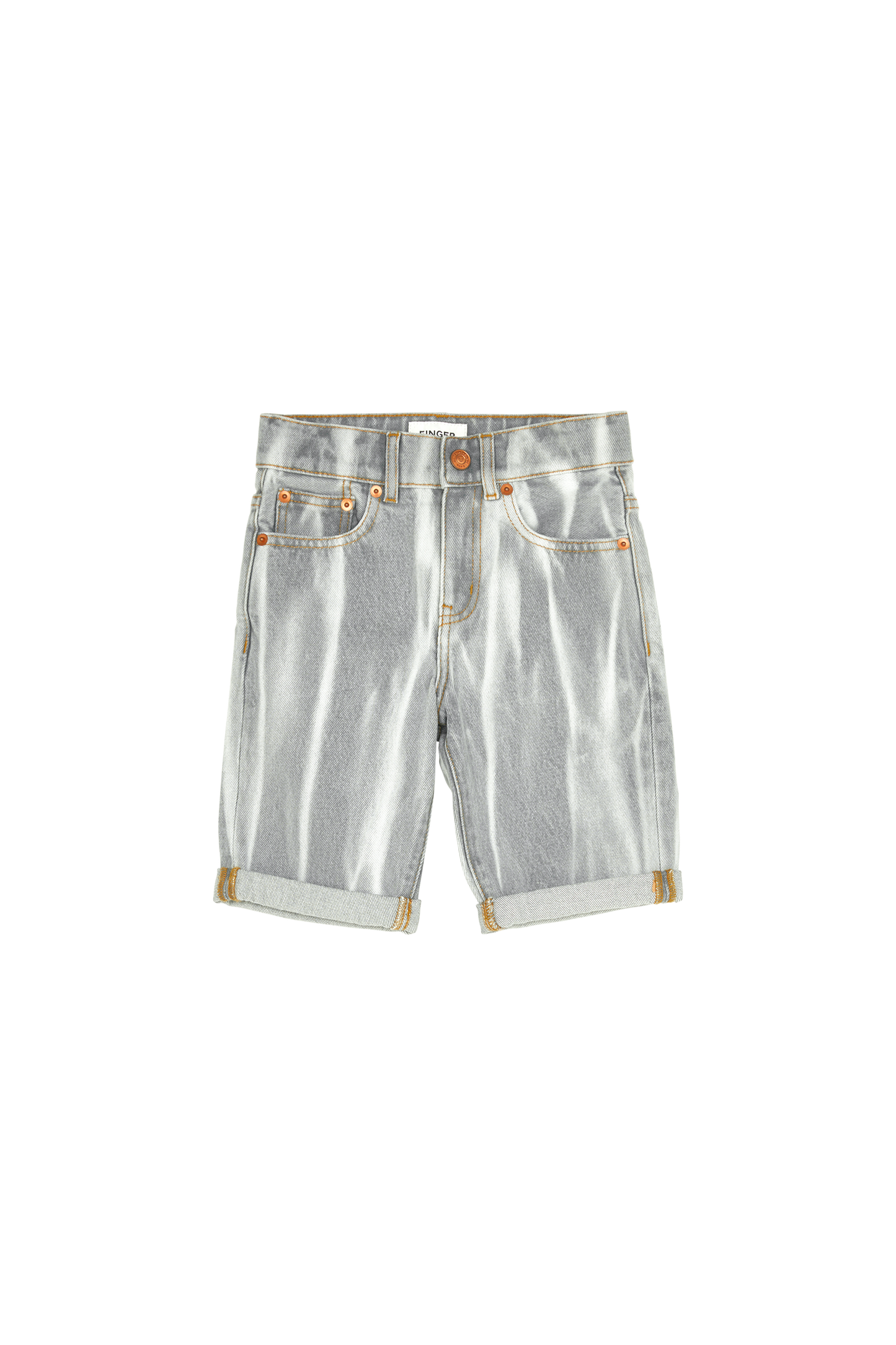 EDMOND Light Grey Tie & Dye - 5-Pocket Comfort Fit Shorts