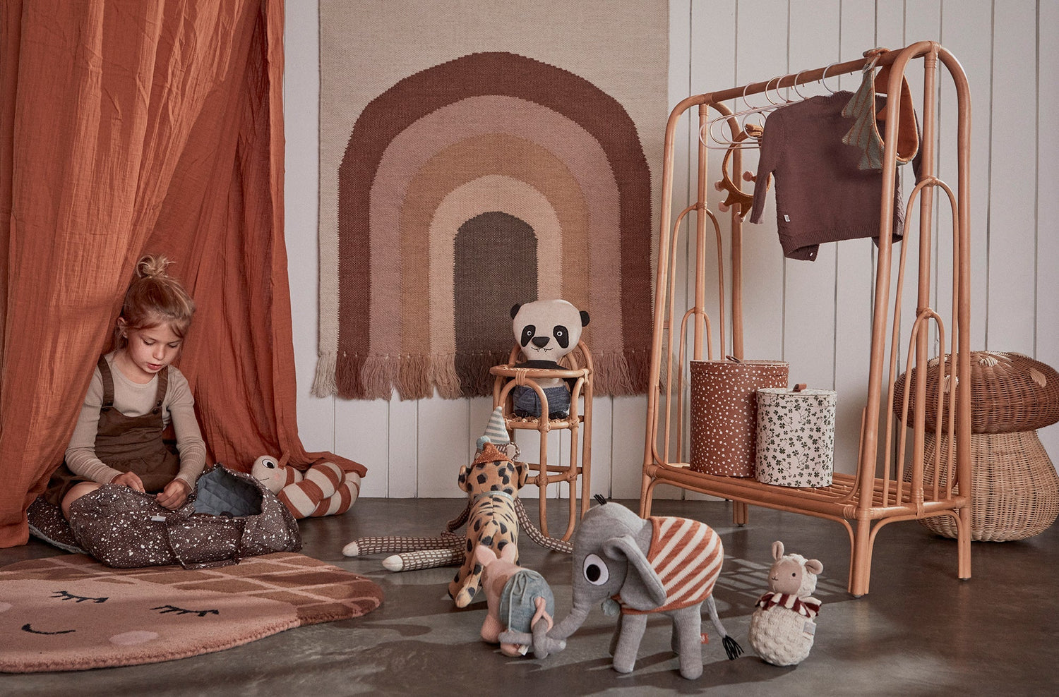 Elephant Henry - Grey Soft Toys OYOY 