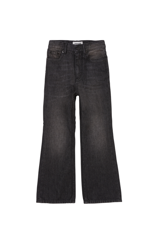 FIONA Black Denim - Flare Fit Jeans
