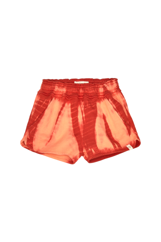 HOLIDAY Coral Tie & Dye - Mini Shorts