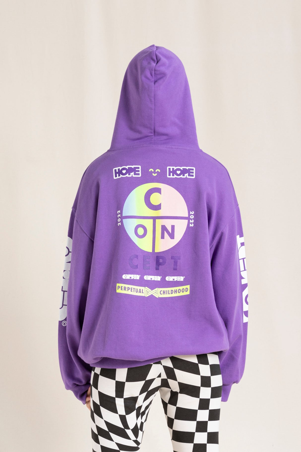 HOPE Purple Concept - Loose Hoodie