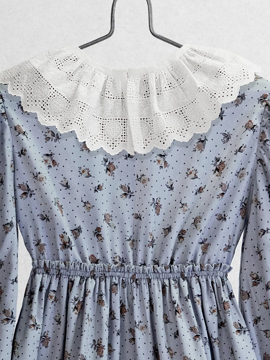 The Hortensia Dress Dresses Five of us Lace collar 3 years 