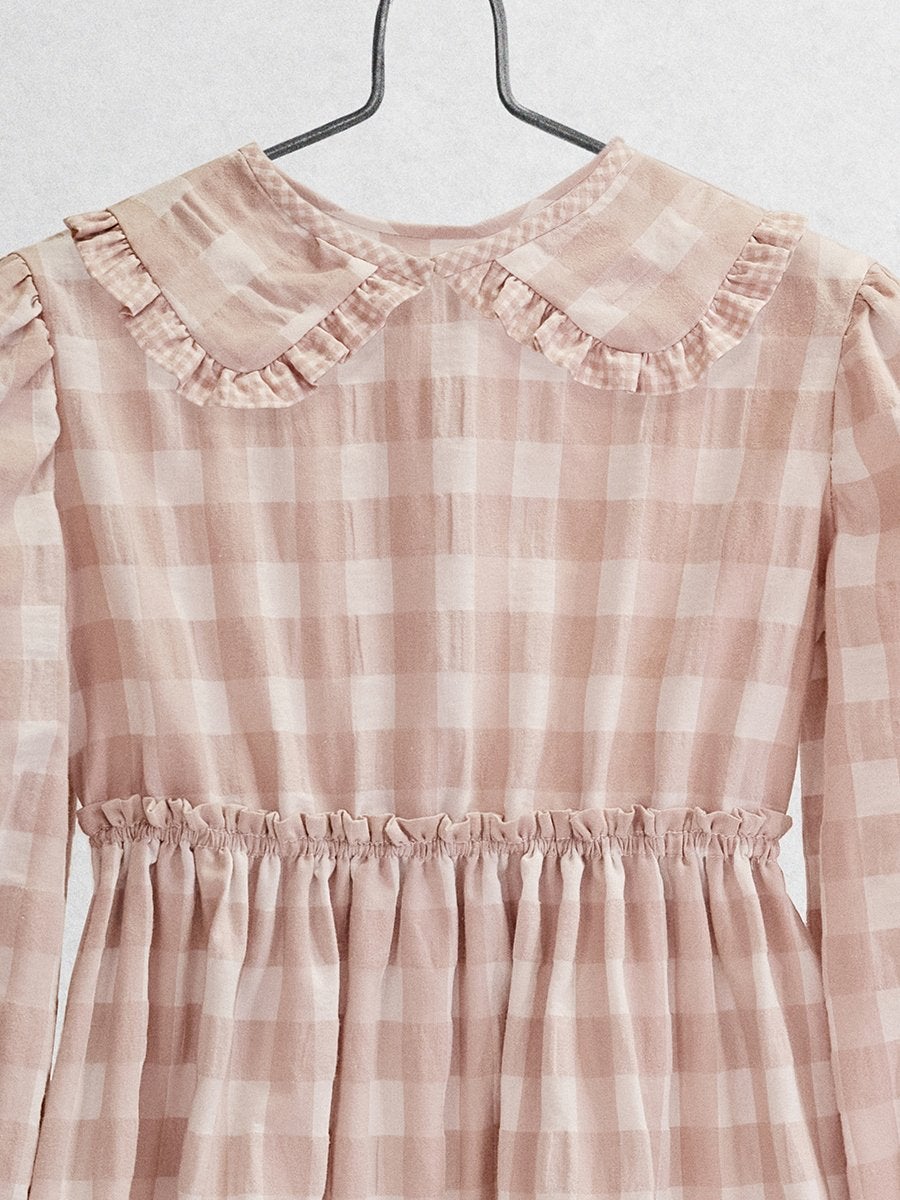 The Hortensia Dress Dresses Five of us Solid collar 3 years 