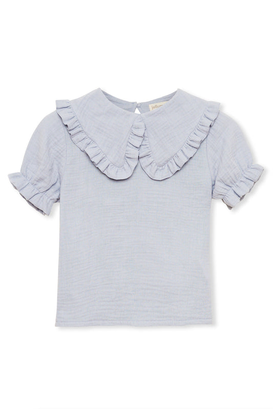 Lao Blouse Arctic Blue Tops Jellymade 