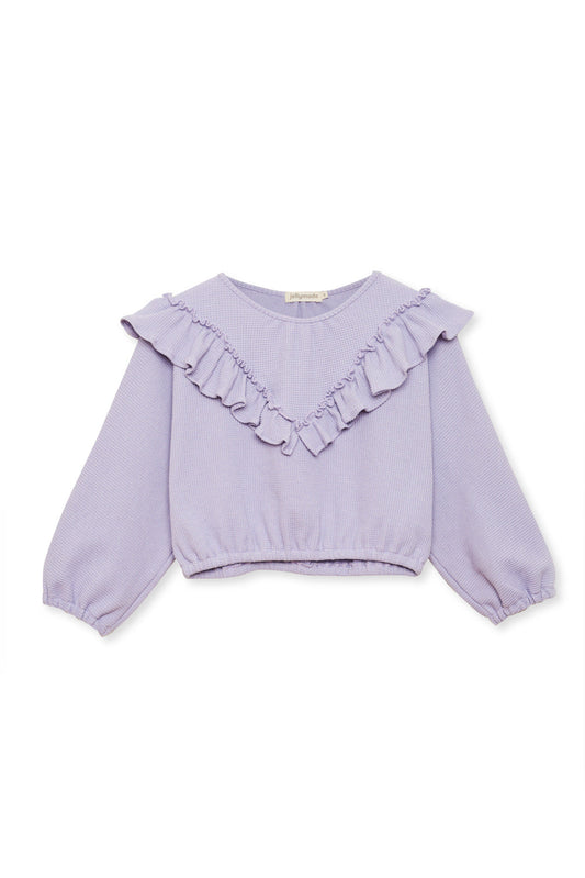 Landa Sweatshirt Pastel Purple Tops Jellymade 