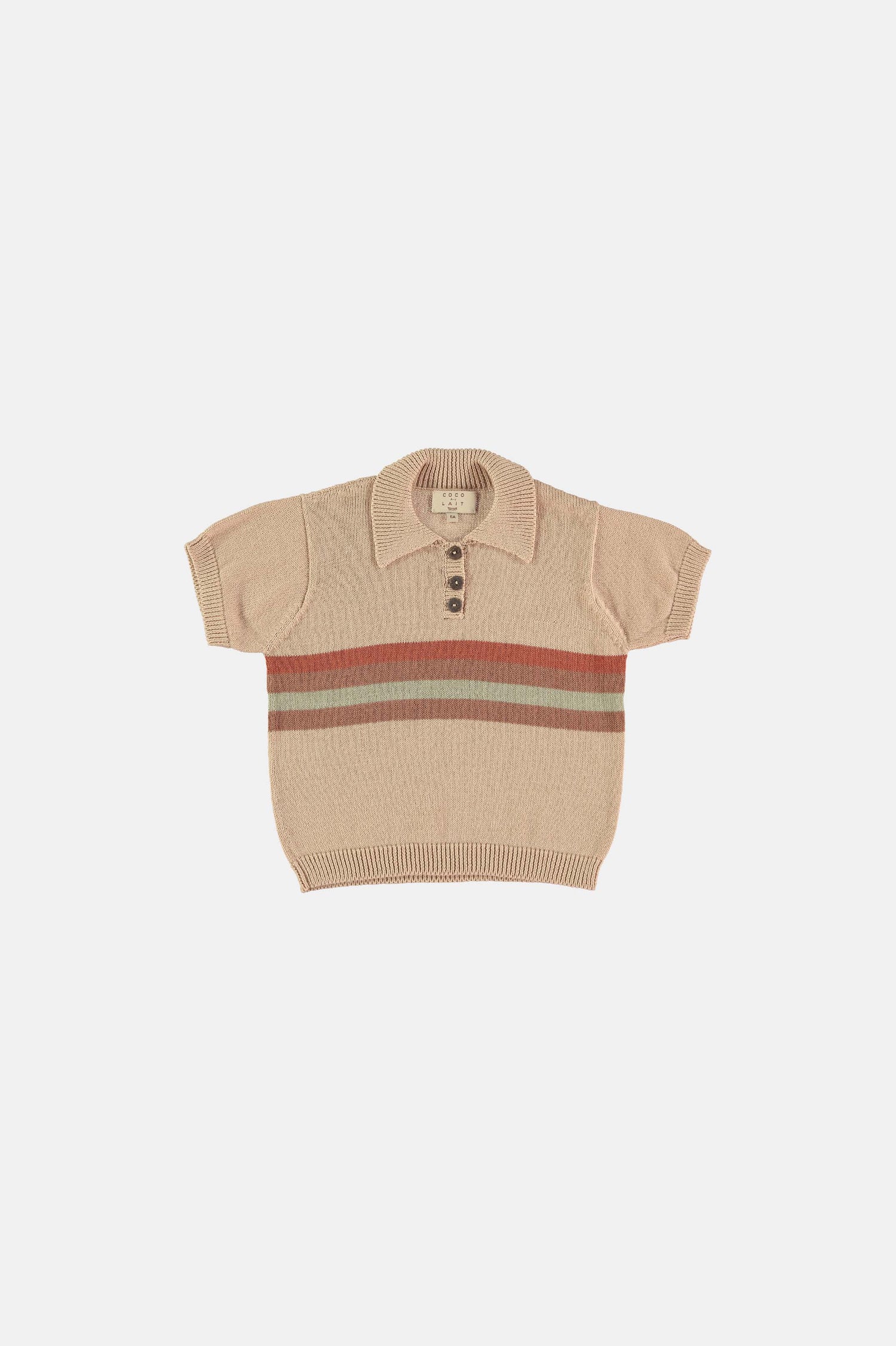 Knitted vintage polo Tops Coco au lait 