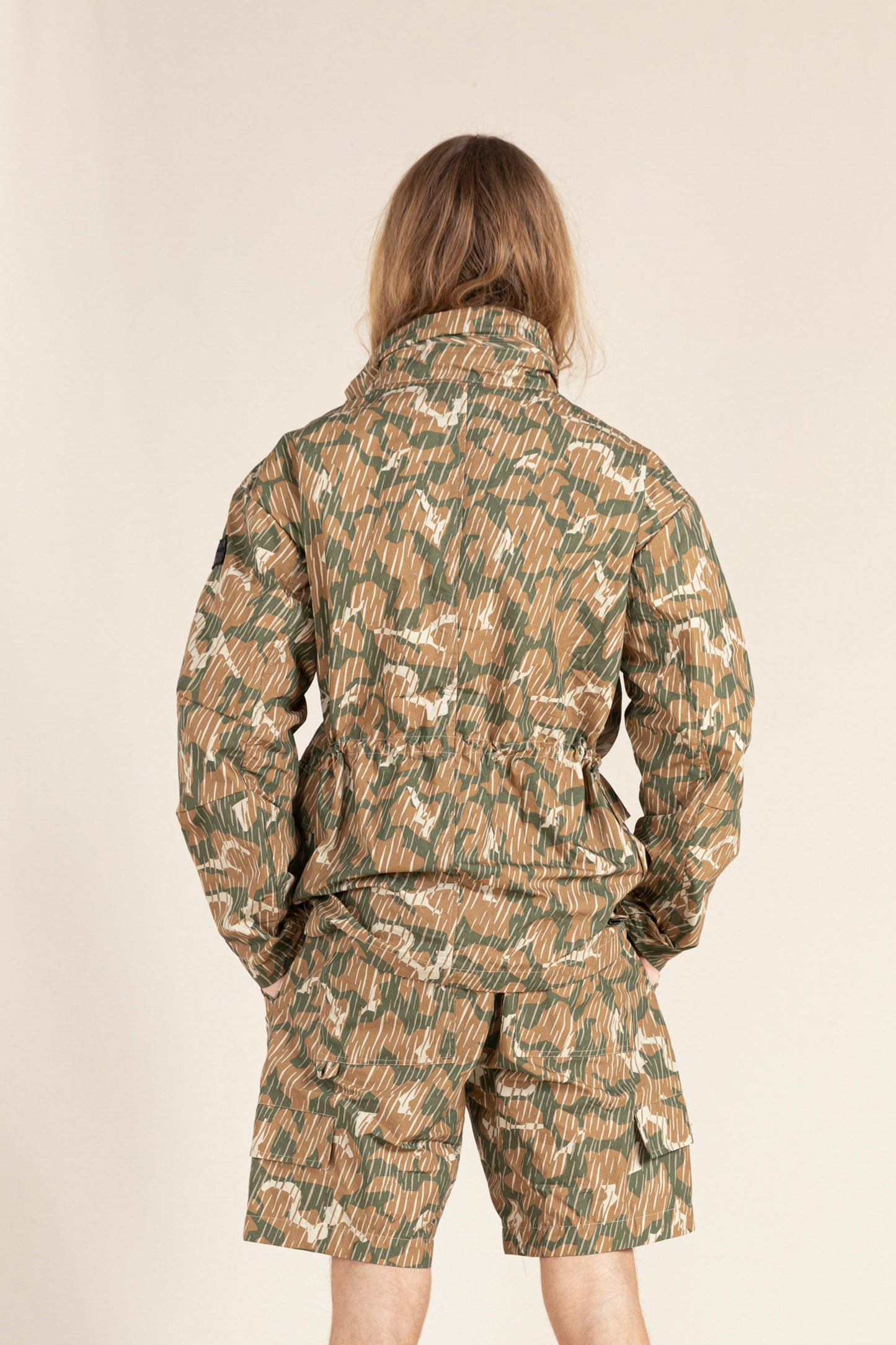 LARRY Khaki  Camo - Multi-pocket Jacket
