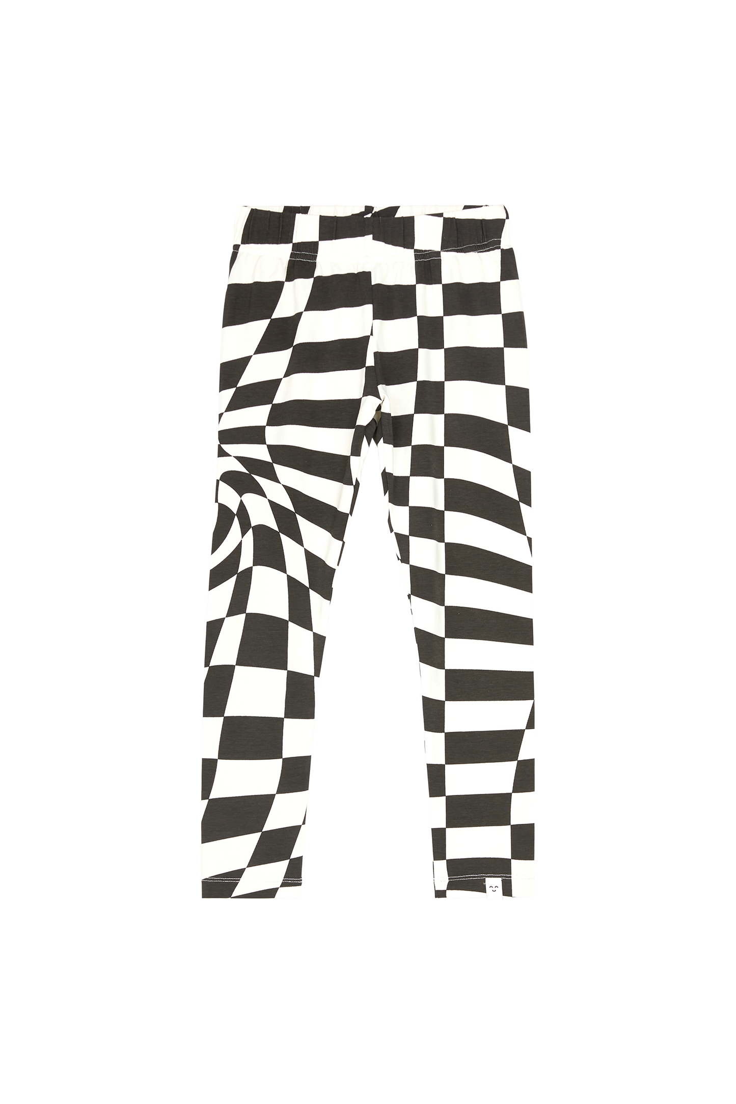 LOUD Black Twisted Checkers - Legging Pants | Women