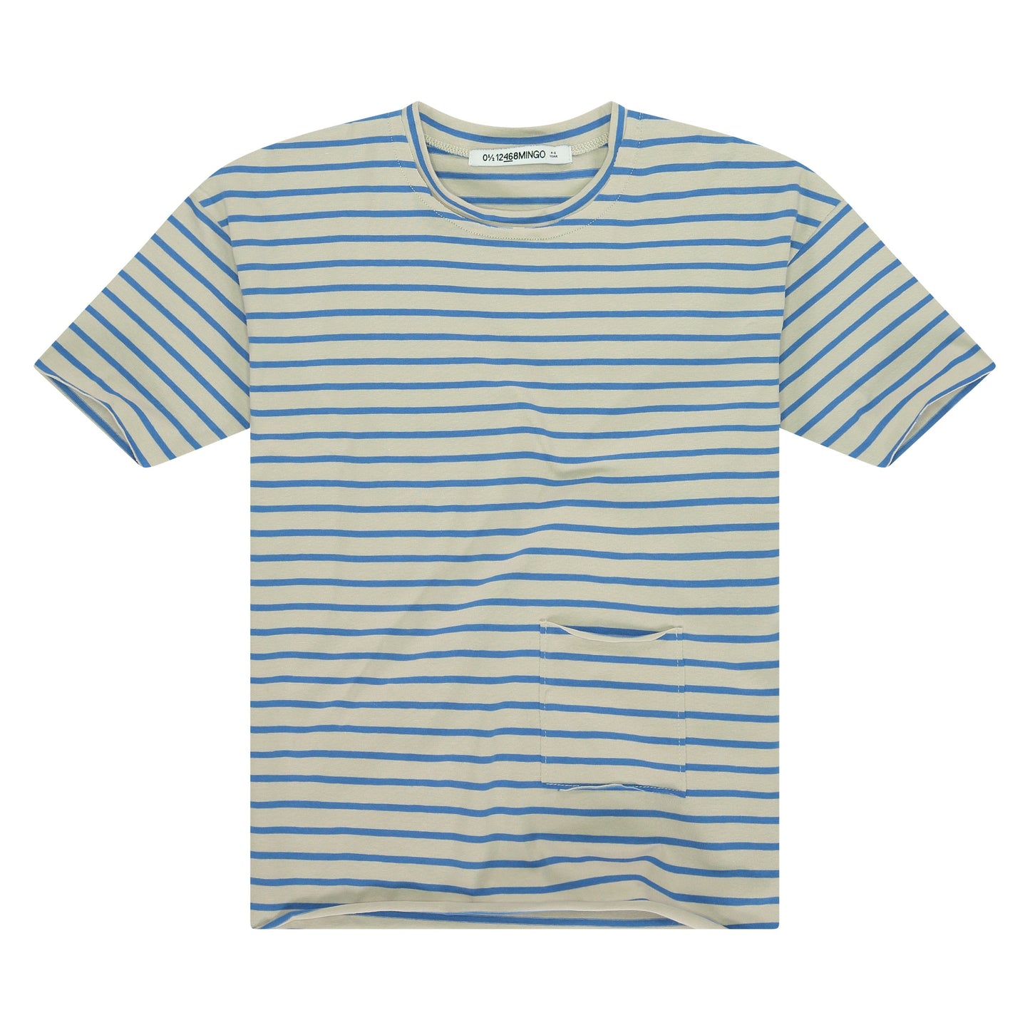Oversized T-shirt Stripe Fountain Tops Mingo 