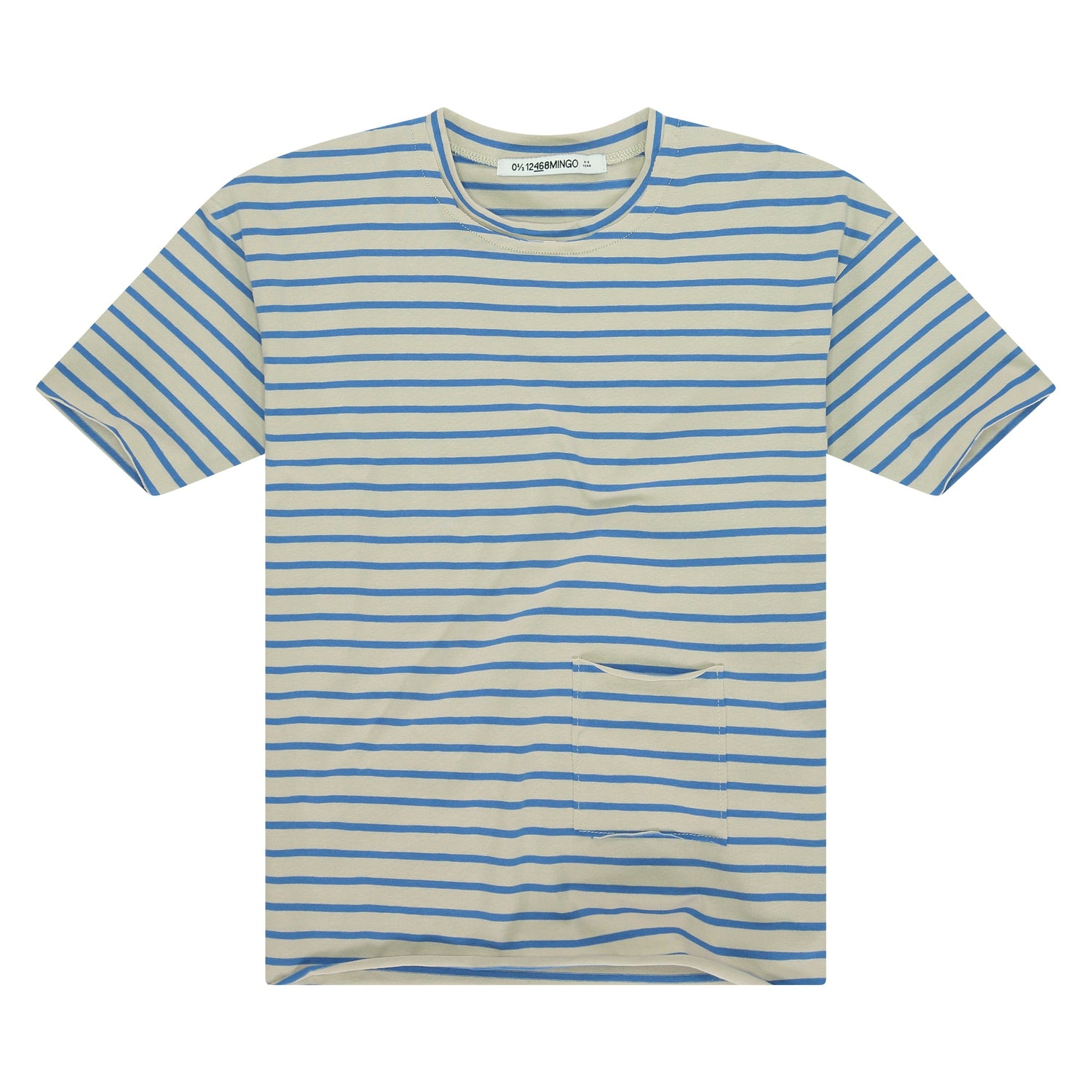 Oversized T-shirt Stripe Fountain Tops Mingo 