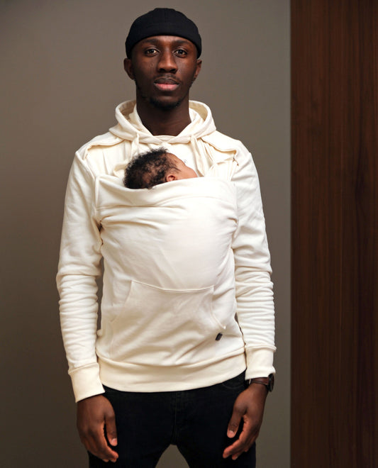 Baby carrier sweatshirt | Daddy Plays | Ecru Carriers Mama Hangs 