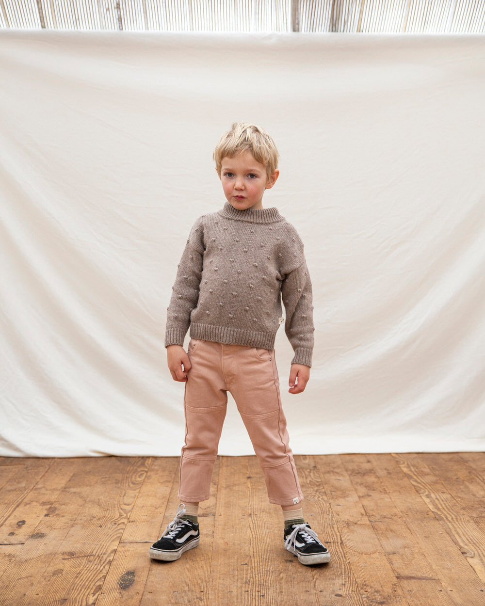 Juna Sweater Kids / taupe AW21-DE Matona 