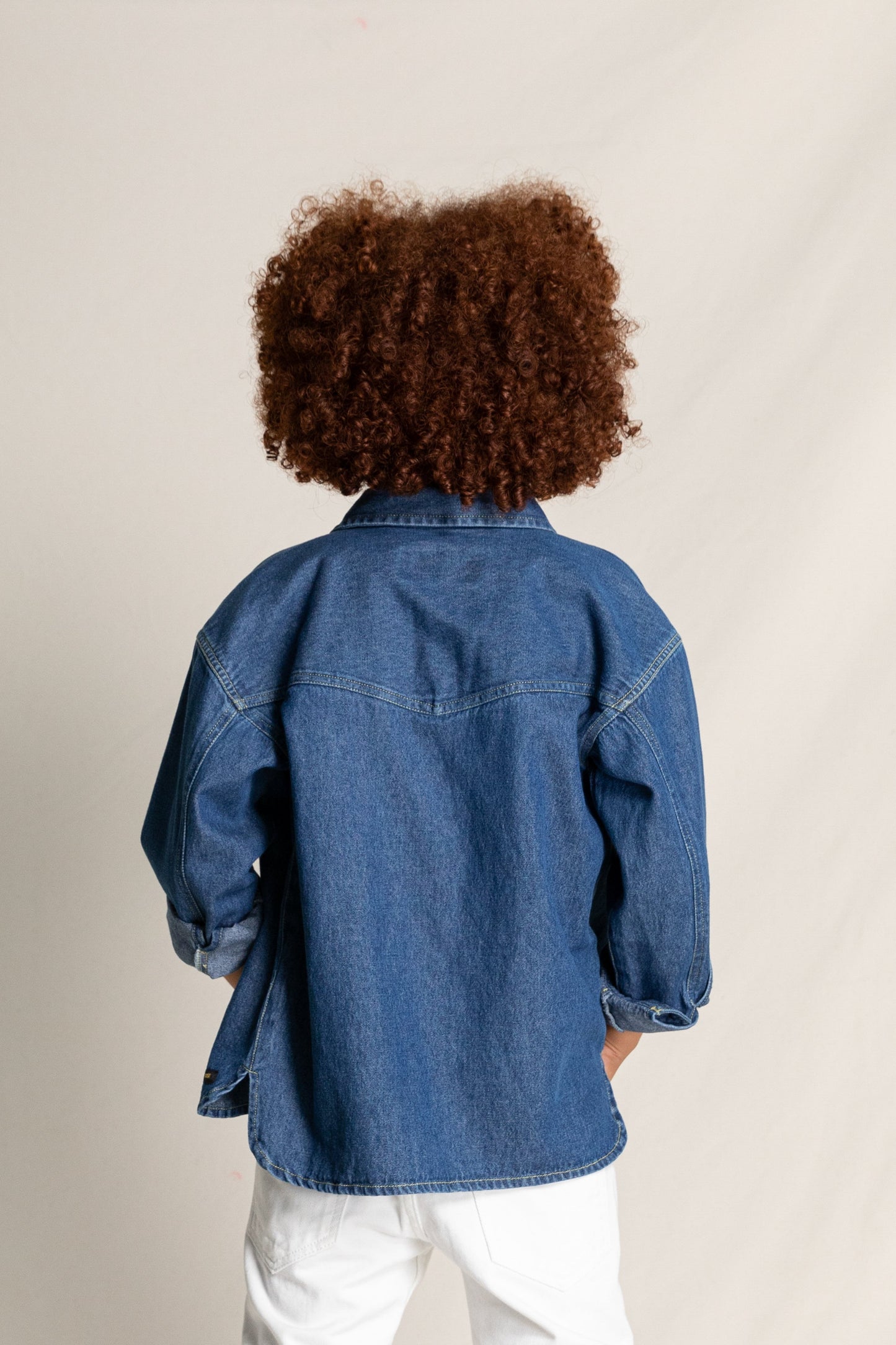 NEW DUSK Blue Denim - Long Sleeve Shirt | Women