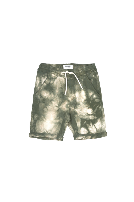 NEW GROUNDED Safari Khaki Tie & Dye - Bermuda Shorts