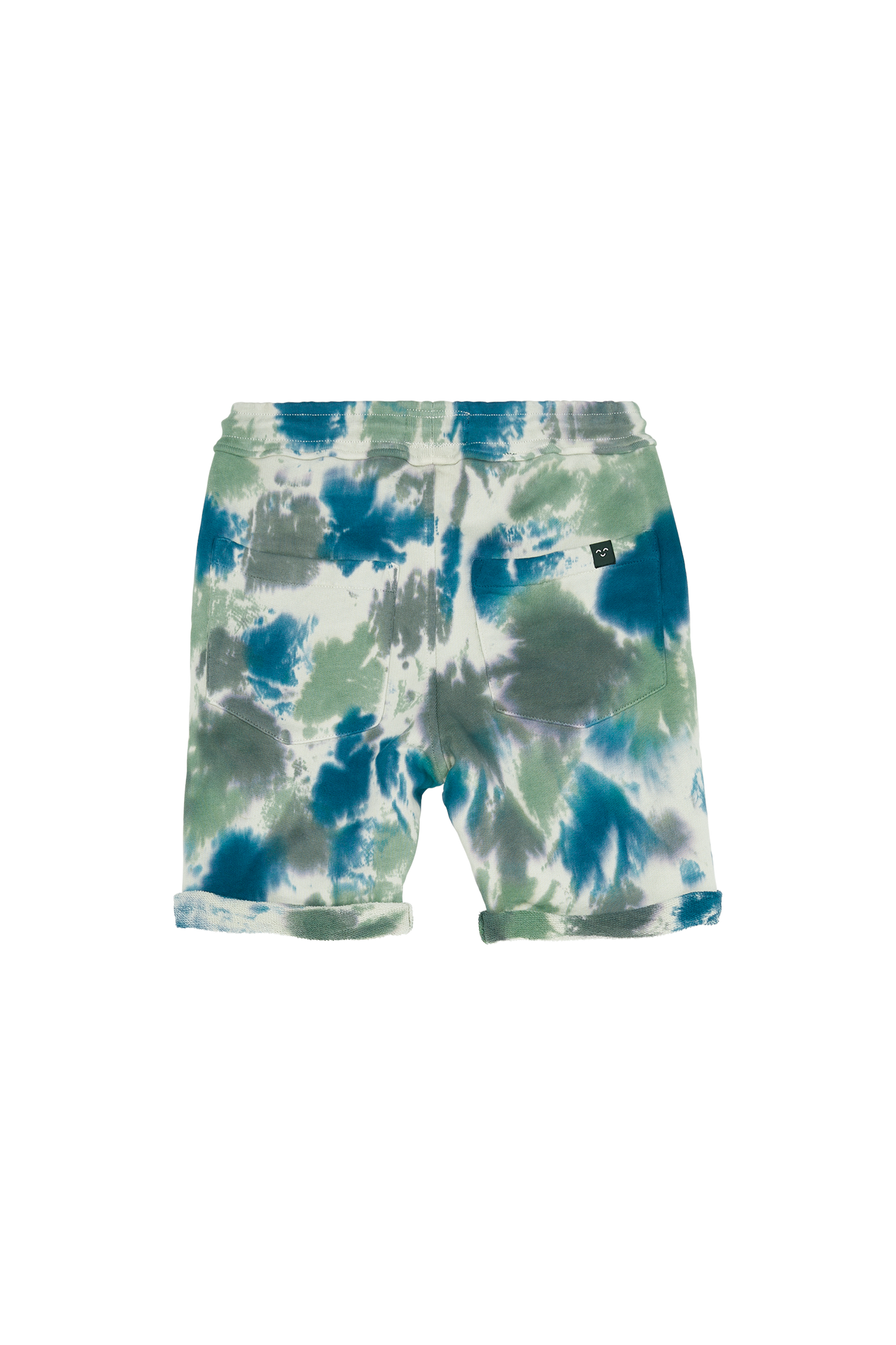 NEW GROUNDED True Blue Tie & Dye - Bermuda Shorts