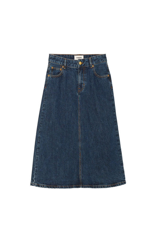 ODESSA Medium Blue - Denim Skirt