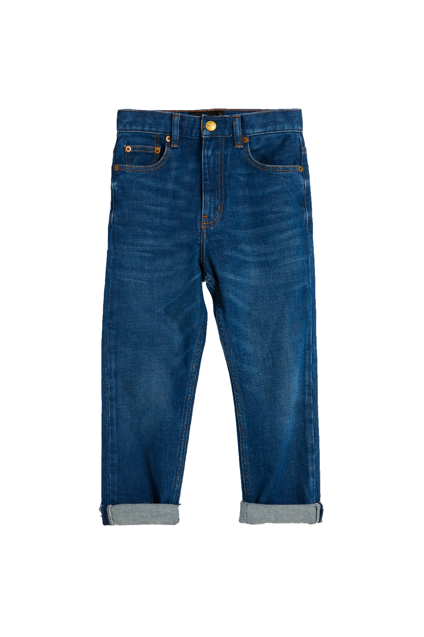 OLLIBIS Blue Denim - 5-Pocket Tapered Fit Jeans