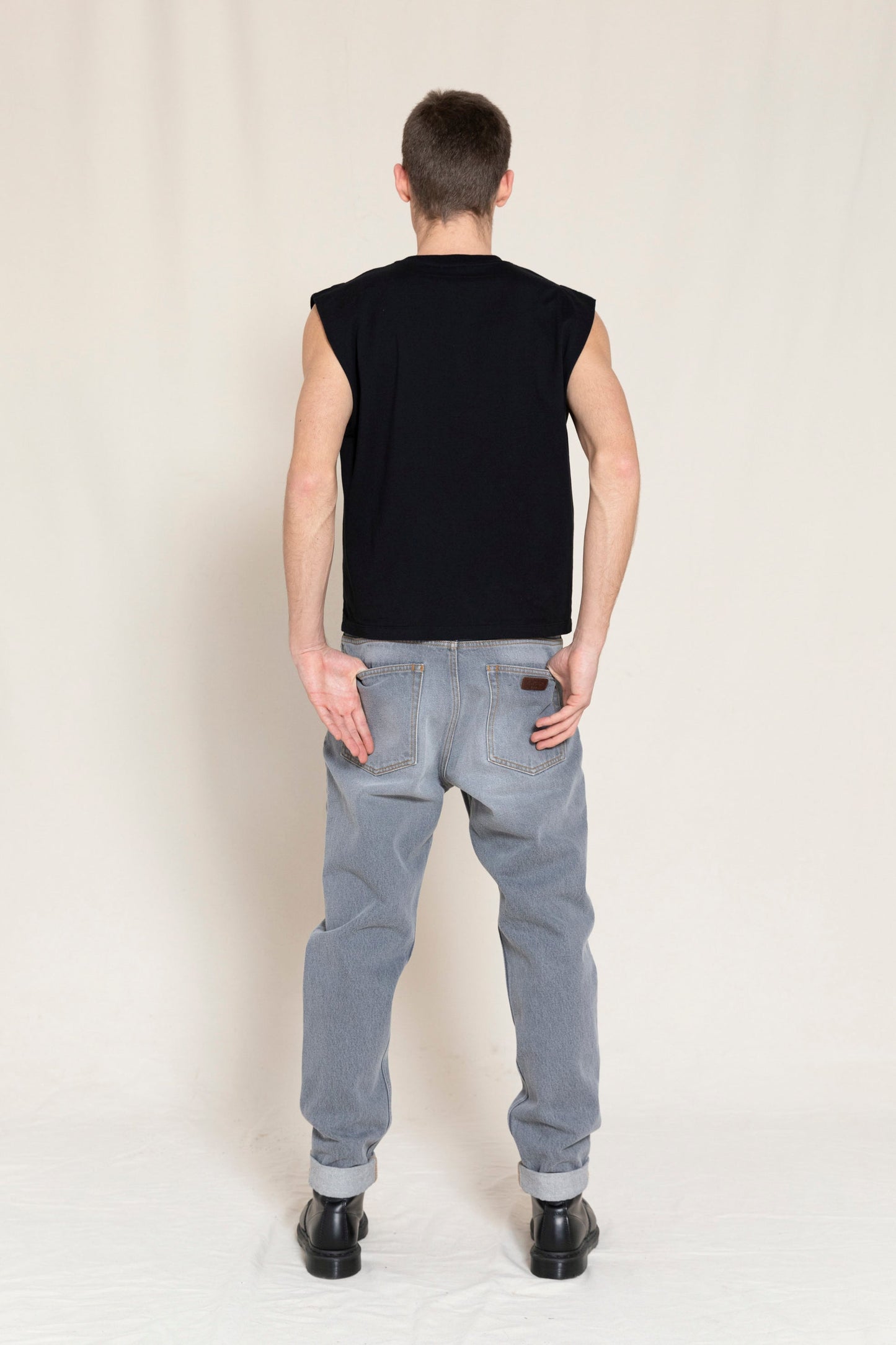 OLLIBIS Light Grey Denim - 5-Pocket Tapered Fit Jeans | Women