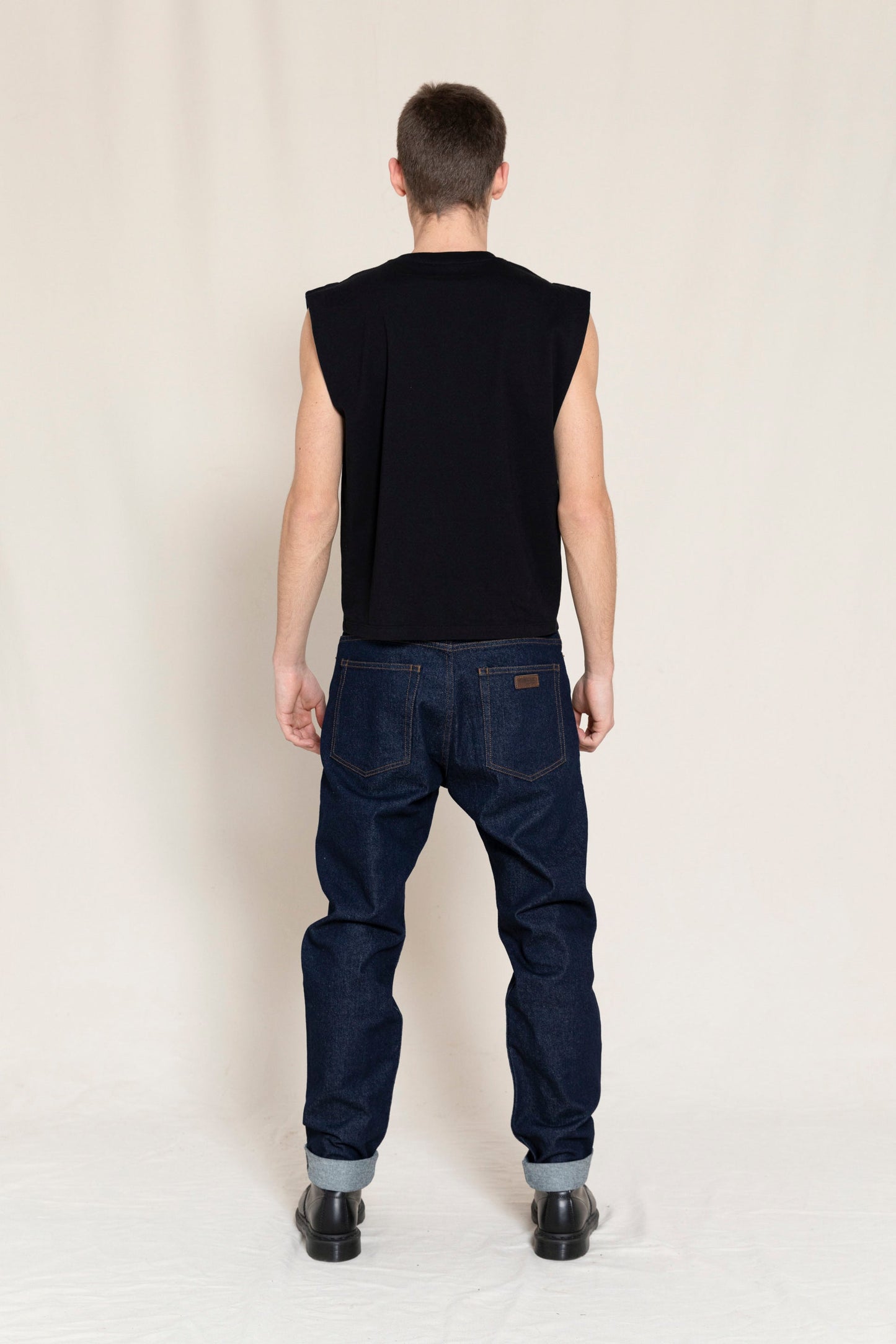 OLLIBIS Raw Denim Blue - 5-Pocket Tapered Fit Jeans