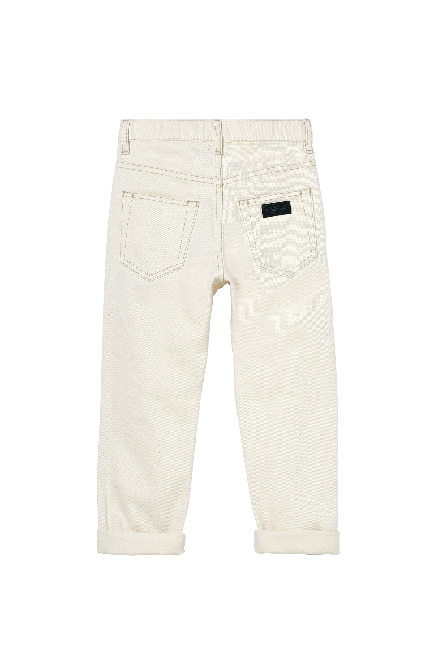 OLLIBIS Raw Ecru - 5-Pocket Tapered Fit Jeans