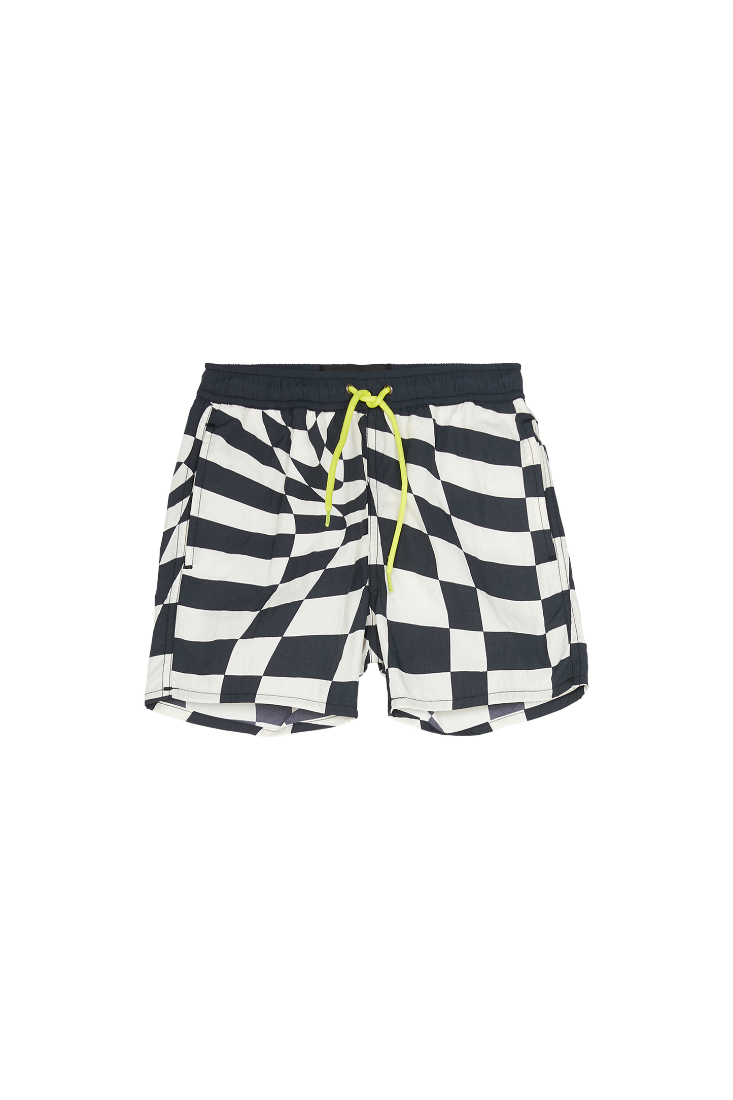 POOLBOY Black Twisted Checkers - Swimming Shorts